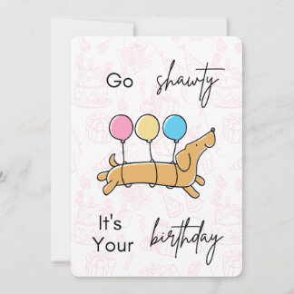 Tarjeta de Feliz Cumpleaños / invitación