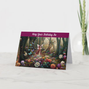 Tarjeta de Feliz Cumpleaños Mágico