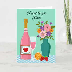 Tarjeta de Feliz Cumpleaños Mamá