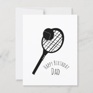 Tarjeta de Feliz Cumpleaños Papá Abuelo con Tenis