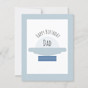 Tarjeta de Feliz Cumpleaños Papá Padre Abuelo Espa