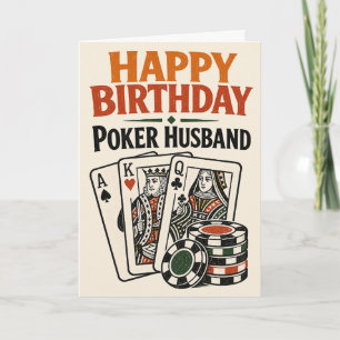 Tarjeta de Feliz Cumpleaños para Esposo Amante del