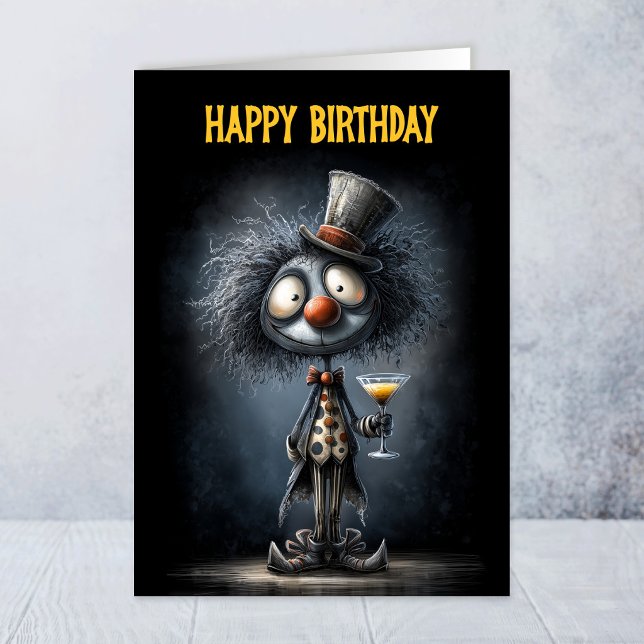 Tarjeta de Feliz Cumpleaños para Payaso de Circo (Subido por el creador)