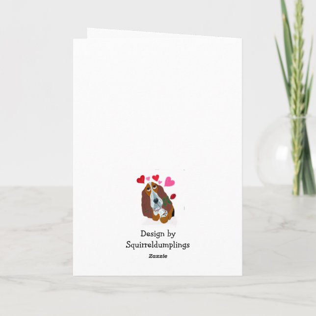 Tarjeta de Feliz Cumpleaños para Perro Corgi (Reverso)
