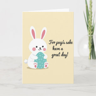 Tarjeta de Feliz Día de Happy Bunny