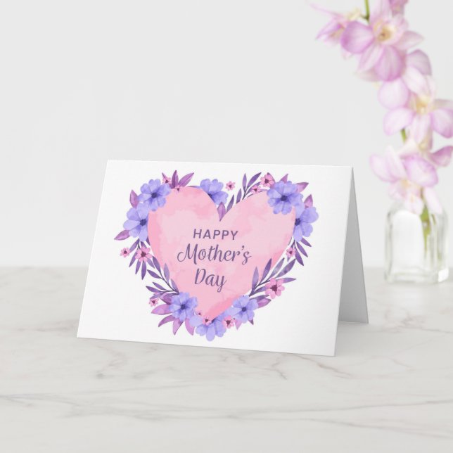 Tarjeta de feliz Día de la Madre (Orquídea)