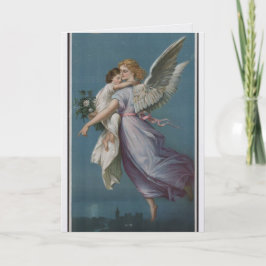 Tarjeta de Feliz Día de la Madre con Ángel que Lle