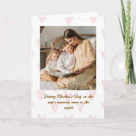 Tarjeta de Feliz Día de la Madre con Foto Personal