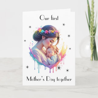 Tarjeta de Feliz Día de la Madre con Mensaje de Fo