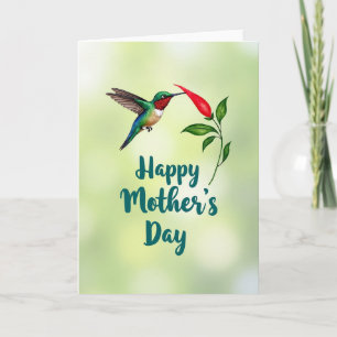 Tarjeta de Feliz Día de la Madre de Rayas