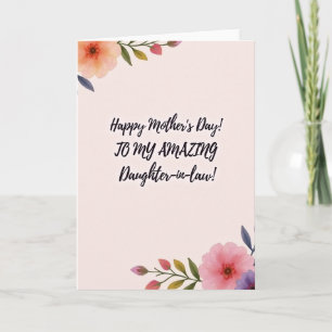 Tarjeta de Feliz Día de la Madre de Terciopelo