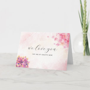 Tarjeta de Feliz Día de la Madre Floral Acuarela R