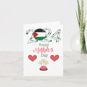 Tarjeta de Feliz Día de la Madre "Palestina"