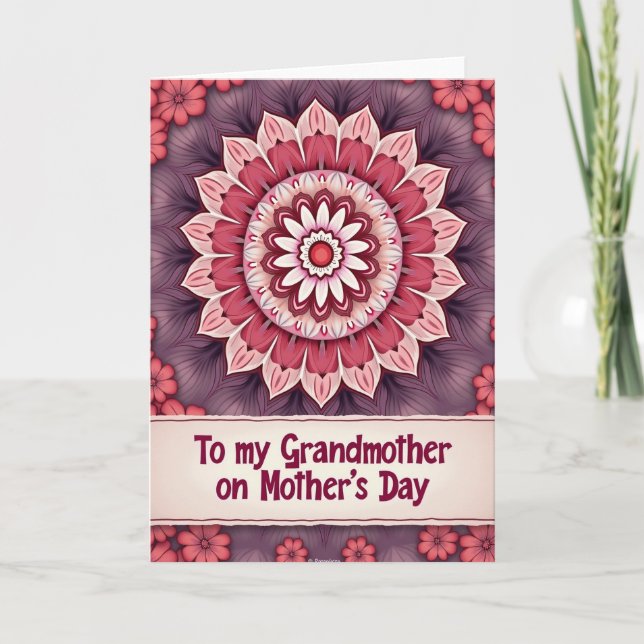 Tarjeta de Feliz Día de las Abuelas (Anverso)