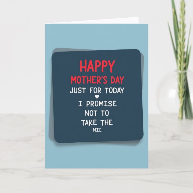 Tarjeta de Feliz Día de las Madres Queridas (Anverso)