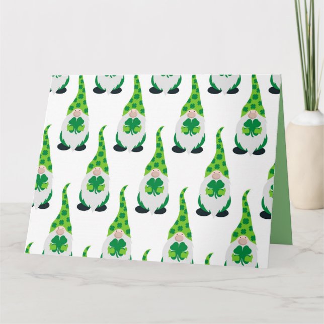 Tarjeta de Feliz Día de San Patricio (Anverso)