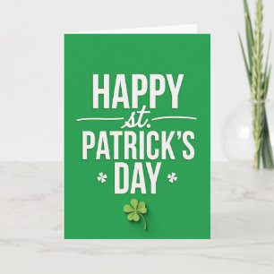 Tarjeta de Feliz Día de San Patricio