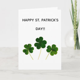 Tarjeta de Feliz Día de San Patricio