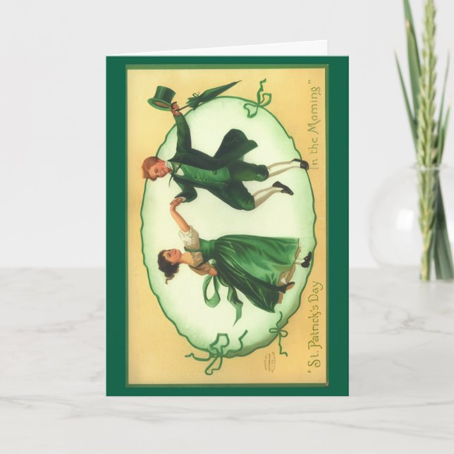 Tarjeta de Feliz Día de San Patricio (Anverso)