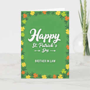 Tarjeta de Feliz Día de San Patricio para Hermano
