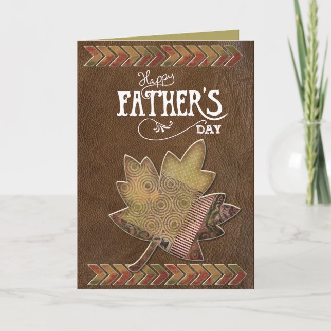 Tarjeta de feliz Día del Padre (Anverso)