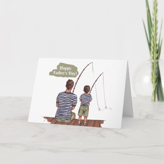 Tarjeta de feliz Día del Padre (Anverso)