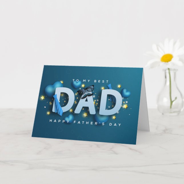 Tarjeta de feliz Día del Padre (Planta pequeña)