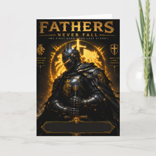 Tarjeta de Feliz Día del Padre Caballero Legendari