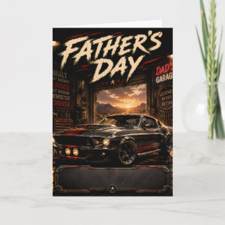 Tarjeta de Feliz Día del Padre con Nombre Personal