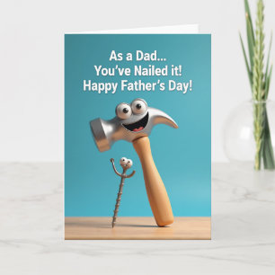 Tarjeta de Feliz Día del Padre de Hammers