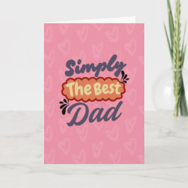 Tarjeta de Feliz Día del Padre Elegante