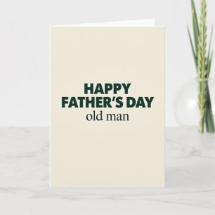Tarjeta de Feliz Día del Padre Esmeralda