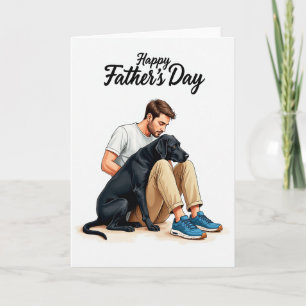 Tarjeta de Feliz Día del Padre para Mascotas