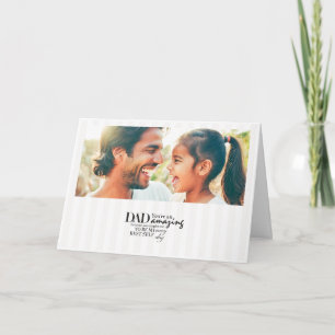 Tarjeta de Feliz Día del Padre personalizada plega