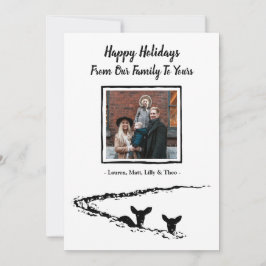 Tarjeta de feliz feriado