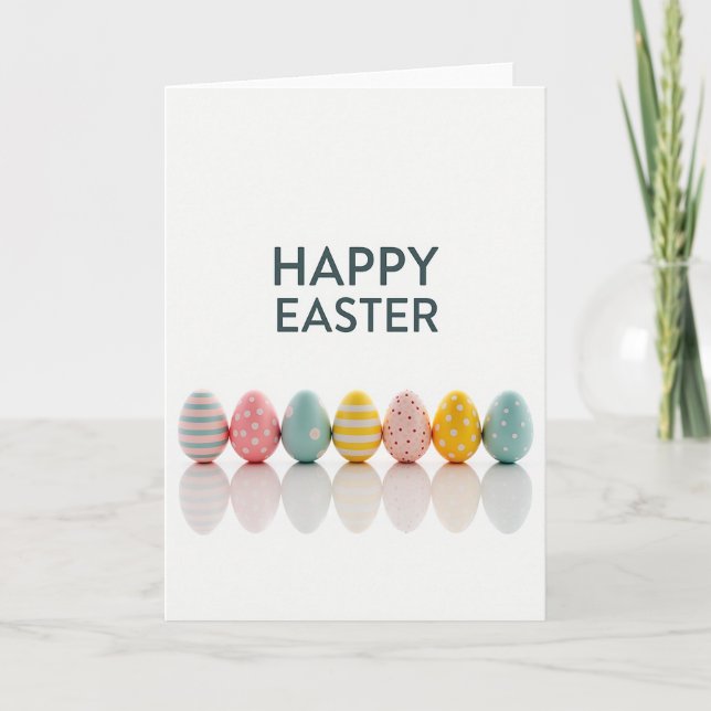 Tarjeta de Feliz Fiesta Estampada (Anverso)