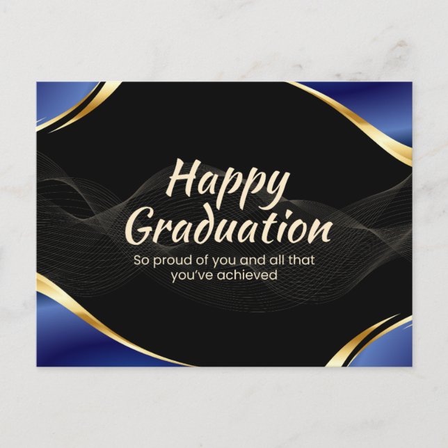 Tarjeta de Feliz Graduación (Anverso)