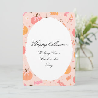 Tarjeta de Feliz Halloween | 