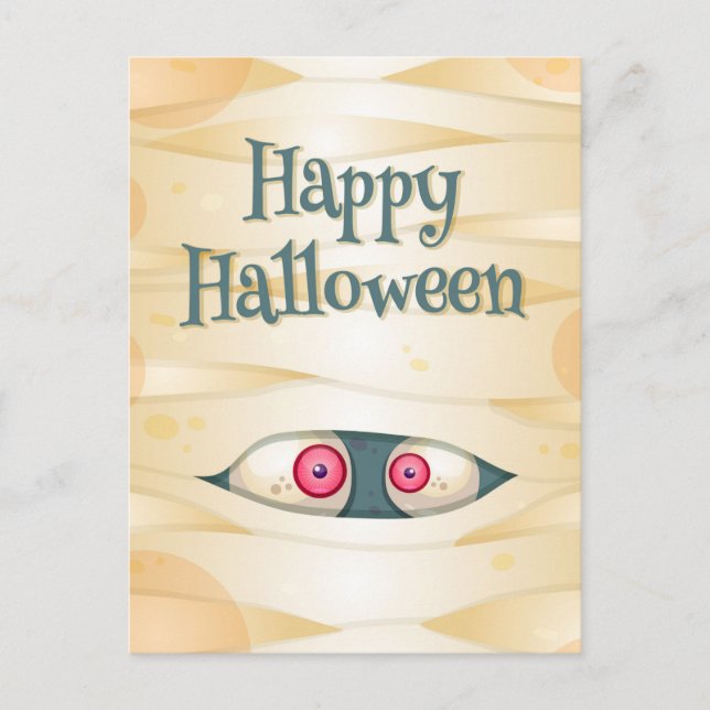 Tarjeta de Feliz Halloween (Anverso)