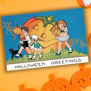 Tarjeta de Feliz Halloween de Cuento de Hadas Anti