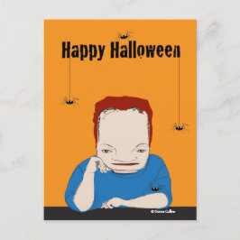 Tarjeta de feliz Halloween Frankenstein