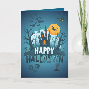 Tarjeta de Feliz Halloween Personalizada