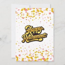Tarjeta de Feliz Jubilación