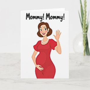 Tarjeta de Feliz Mamá en Camino