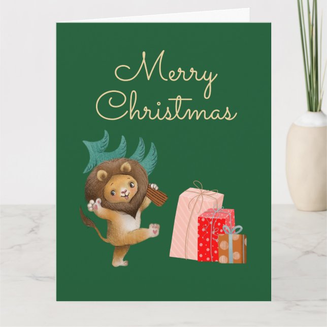 Tarjeta de Feliz Navidad (Anverso)