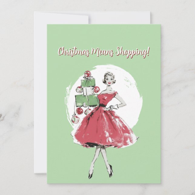 Tarjeta de Feliz Navidad (Anverso)