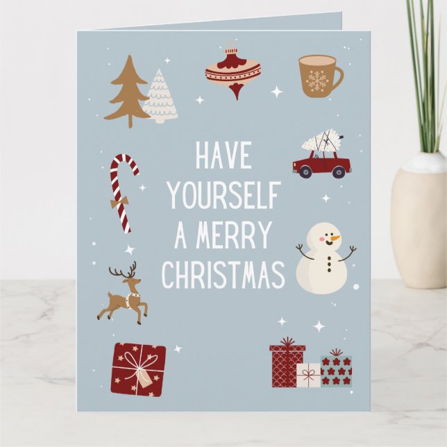 Tarjeta de Feliz Navidad (Anverso)