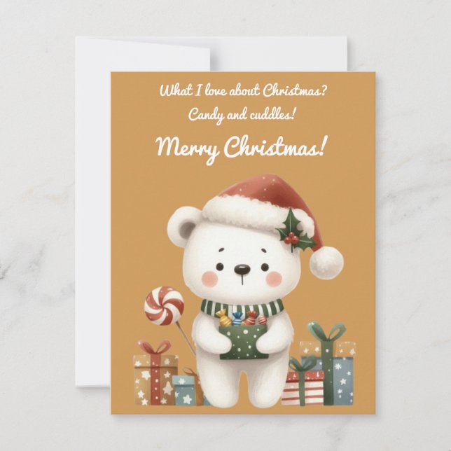 Tarjeta de Feliz Navidad (Anverso)