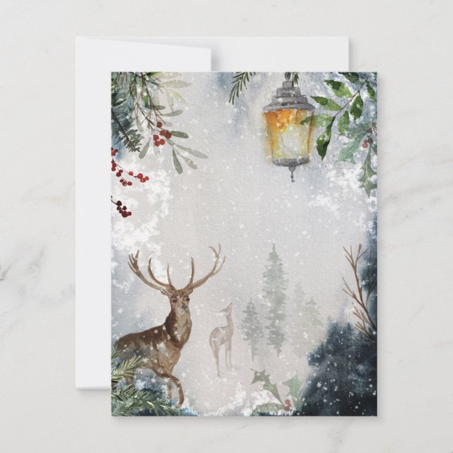 Tarjeta de Feliz Navidad (Anverso)