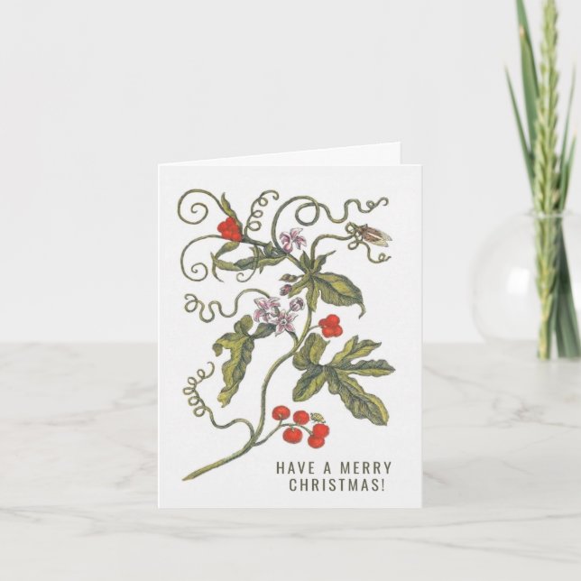Tarjeta de Feliz Navidad (Anverso)